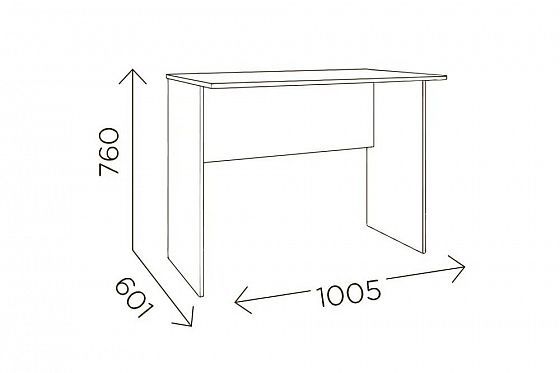 Стол письменный "Доминик" М17 - Размеры
