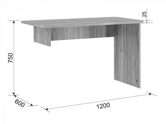 Письменный стол 32 - Размеры