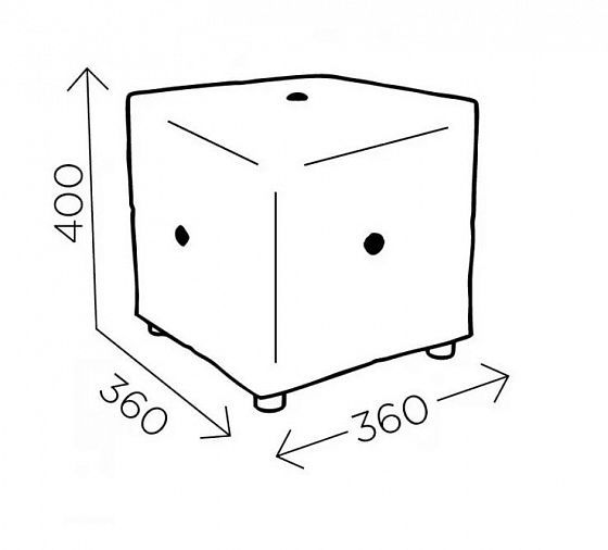 Пуф "Ханна" М6 - Размеры