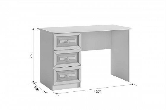Стол письменный 1200 "Алиса" - Стол письменный 1200 "Алиса": Схема